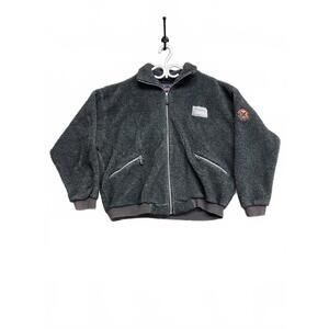 Vintage Y2k Mondetta Sport Sherpa Fleece Full-Zip Jacket Mobility Canada Sz M